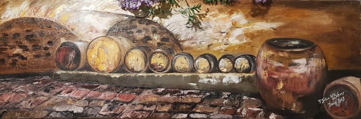 La cave Reverdy 90x30 cm - Huile